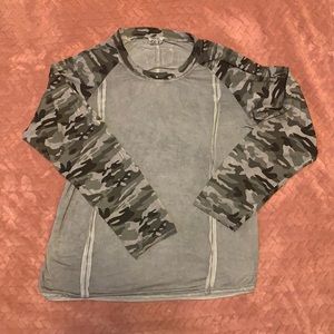 POL Camo Long Sleeve Shirt
